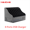 Multiple USB Charger 8-Port Desktop Charging Station