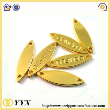 Customized Metal Label Tag With Logo for decoration