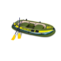 Family inflatable racing boat