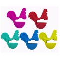 Outils de cuisson du silicone Rooster Shape Pot Clips