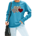 Womens Crewneck Sweatshirts Printed Pullovers