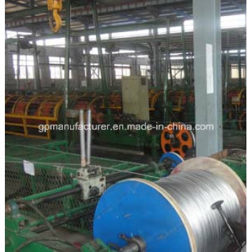 500kg Wooden Reel 1*7 Galvanized Prestressing Steel Strand