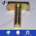 35 carbon steel grade 4.8 t handle bolt yellow zinc plated