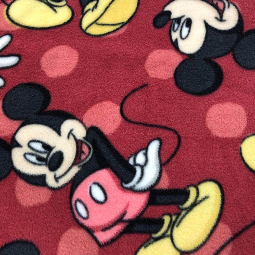 printed micro polar fleece fabric