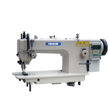Máquina de coser de alimentación superior e inferior de accionamiento directo