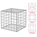 Boîte de câble de fil Gabion Galvanisé chaud soudé