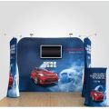 Hop Up Stretch Fabric Display Backdrop for Exhibition