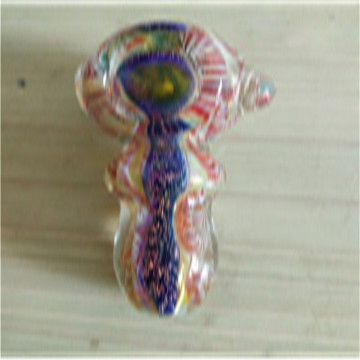 Manufacturer Colorful Glass Spoon Pipe for Smoking Wholesale (ES-HP-152)