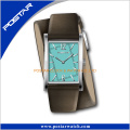 Virtecal Watch Unisex Fashion Watch with Double Wrapped Leather Strap