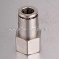 High Pressure Female Straight Adaptor Nickel Plated Slip Lock Fittings