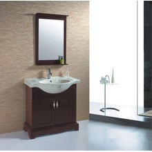 Solid Wood Bathroom Cabinet (B-348)