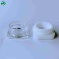 New design Square Clear CR Glass concentrate container