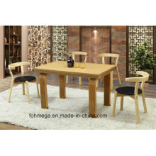 Solid Wood Restaurant Dining Table Pictures
