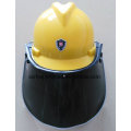 Gesichtsschutz mit Sicherheitshelm, PVC Gesichtsschutz Visier, PC Face Shield Visor, PC Green Faceshield Visor