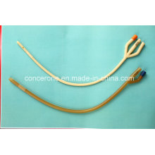 3-Way Latex Foley Catheter with Silicone Coated Nelaton Tip