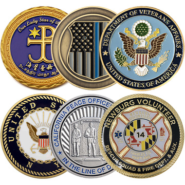 Custom Souvenir 3D Metal Commemorative Challenge Coins