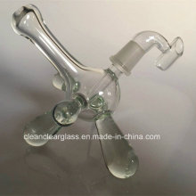 High Quality Glass Pipe Smoking Pipe Oil Rig DAB Rig with Glass Banger