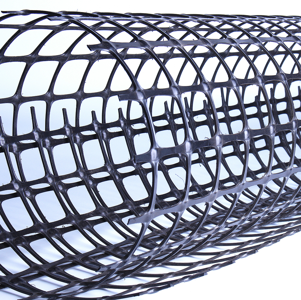 Plastic geogrids