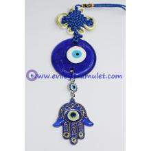 Chinese Knot Evil Eye Wall Hamsa Car / Wall Hanging Decoration