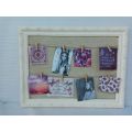 Linen Wooden Photo Frame