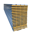 prefabricated house heat insulation rock wool sandwich panel