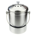 Stainless Steel Bin 1.0 Gallon Includes Charcoal Filter