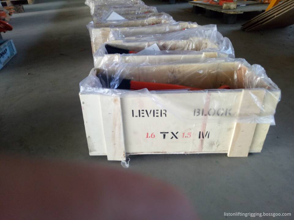 lever block packing
