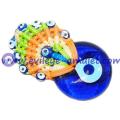 Traditional Lucky Evil Eye Turkish / Greek Fridge Magnet Multicolor