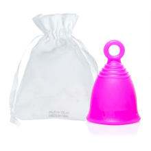 Medical Silicone Menstrual Cup Easy Removal Ring