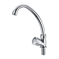 Brass Main Body Long Neck Kitchen Sink Faucet