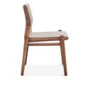 Móveis domésticos personalizados Italian Nordic Design Wood Modern Velvet Dining Chair