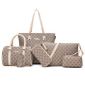 6 In 1 Women's Bags Set Leather Bags