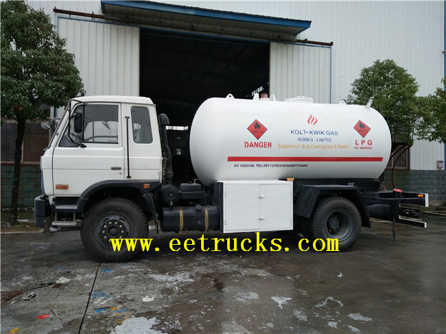 LPG Gas Cylinder Filling Trucks