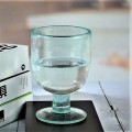 Green Bubble Recycled Drinking Goblet Wine Glasses Cup