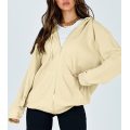 Chaqueta para mujeres Waffle Zip Up Soodie