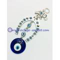 Turkish Horseshoe & Elephant Wall Hanging Amulet With Evil Eye Bead