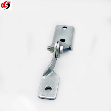 Electric system strut channel seismic bracing connector adjustable hinge