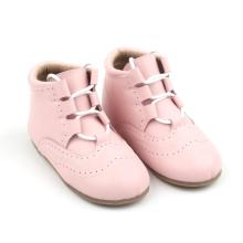 Botas de invierno para niñas de color rosa Bota de goma para niños pequeños