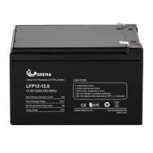 12 V Tiefzyklus wiederaufladbare Lithium -Eisen -Phosphat -Batterie