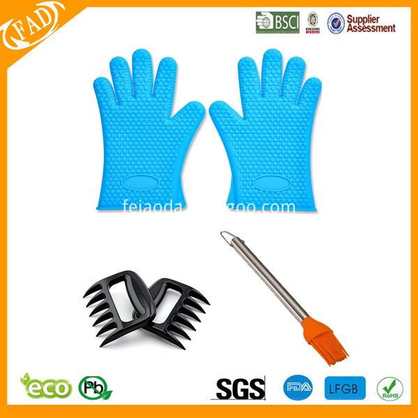 Heat Resistant Silicone Barbecue Glove