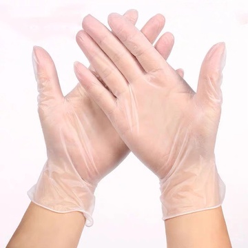 Одноразовые виниловые перчатки порошок свободная виниловая перчатка