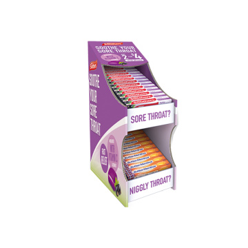 Временная стеллаж для демонстрации закусок APEX Purple Candy Snack