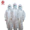 SMS branco CoverAll com capuz