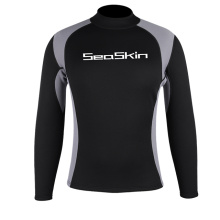 Traje de neopreno de buceo de 2 mm de manga larga para hombre Seaskin