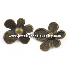 Flower shape alloy pendant jewelry