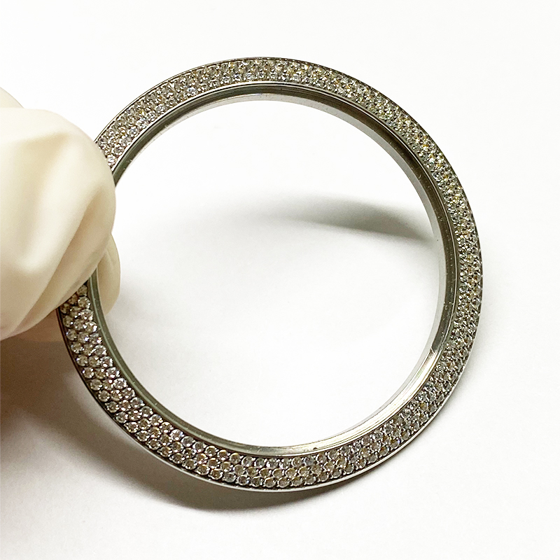 diamond studded bezel insert diamond studded bezel insert