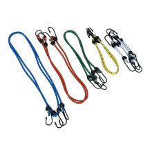 Alta Elasticidade Bungee Cords Corda Elástica com ganchos de plástico