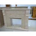 Carved Stone Fireplace Mantel