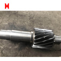 Fixed gear shaft with forged machining