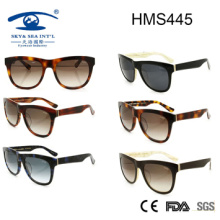 Lunettes de soleil en acétate de haute qualité (HMS445)